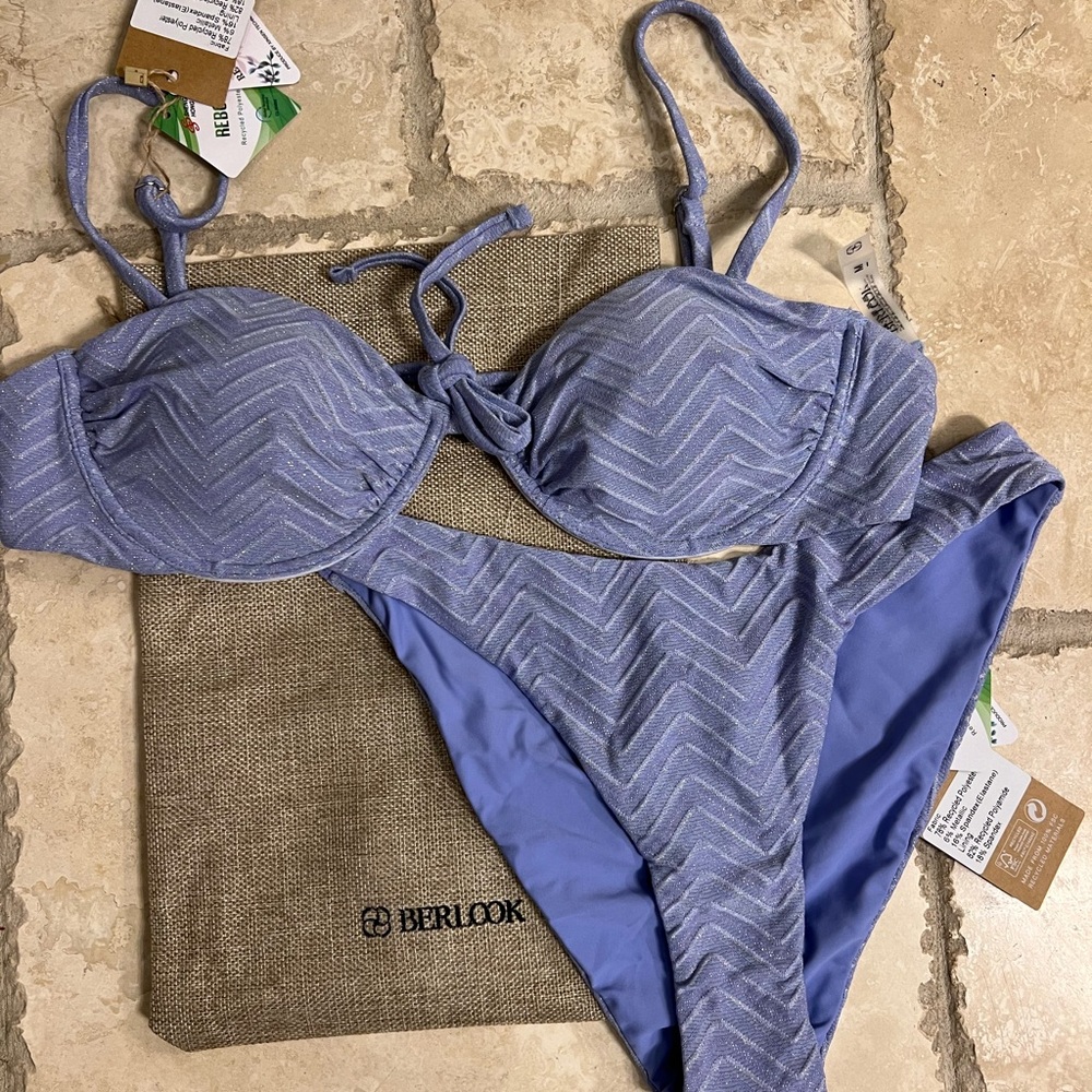 Berlook purple bathing suit.
